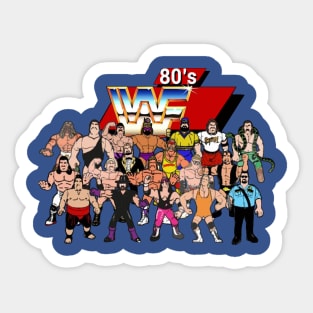 Wrestling roster || WF80s Sticker